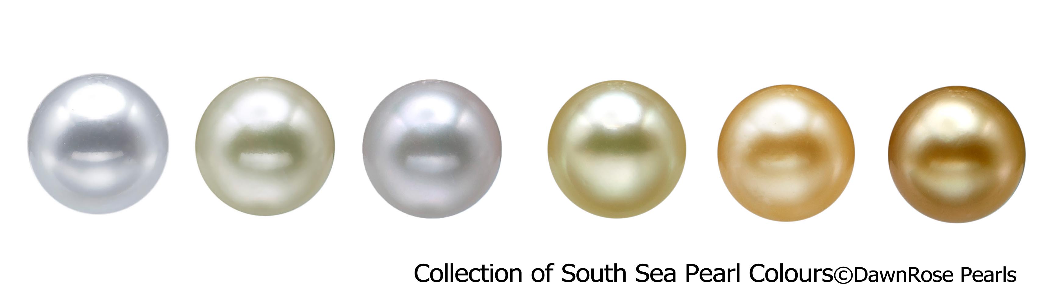 collection of south sea pearl colours